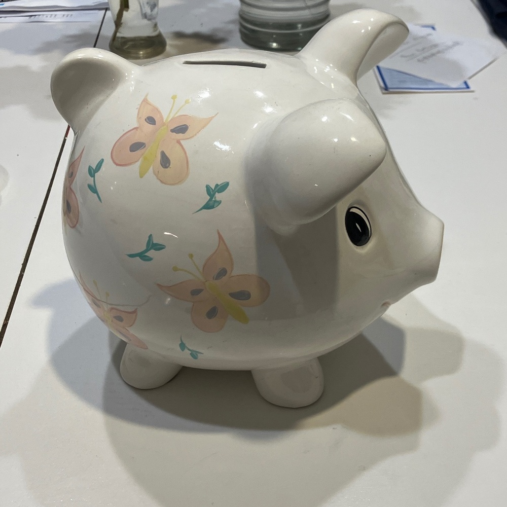 Adorable kids piggy bank